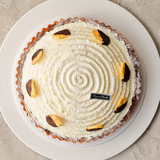 キャラメルバナナタルト キャラメルバナナタルト|茅ヶ崎市でケーキのデリバリーならオーガニックガーデン茅ヶ崎