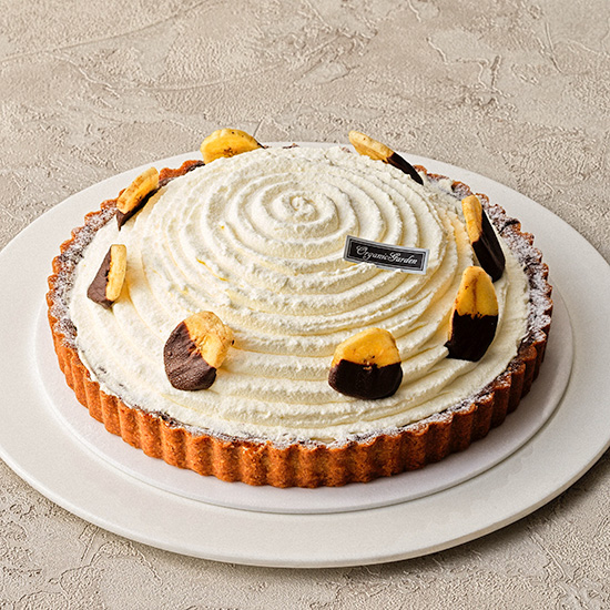 キャラメルバナナタルト キャラメルバナナタルト|茅ヶ崎市でケーキのデリバリーならオーガニックガーデン茅ヶ崎