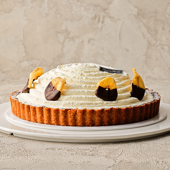 キャラメルバナナタルト キャラメルバナナタルト|茅ヶ崎市でケーキのデリバリーならオーガニックガーデン茅ヶ崎