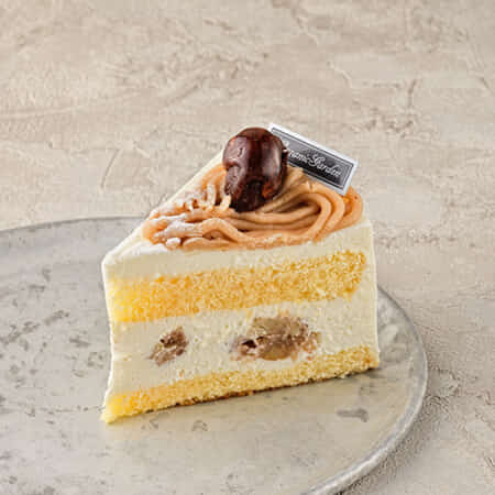 栗のモンブランショートケーキ｜茅ヶ崎市でケーキのデリバリーならオーガニックガーデン茅ヶ崎