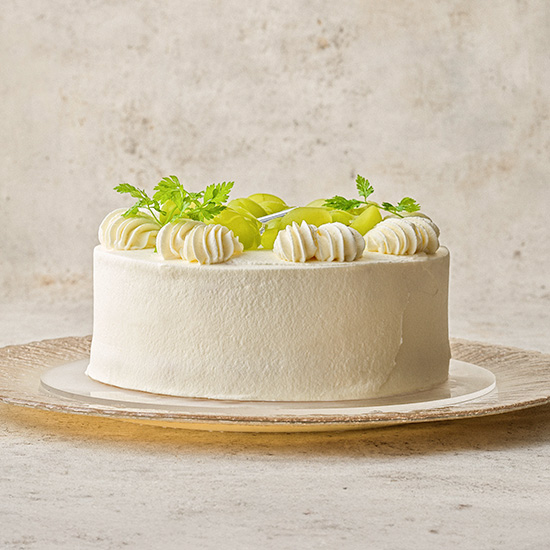 シャインマスカットショートケーキ シャインマスカットショートケーキ|茅ヶ崎市でケーキのデリバリーならオーガニックガーデン茅ヶ崎
