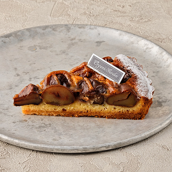 渋皮栗のタルト 渋皮栗のタルト|茅ヶ崎市でケーキのデリバリーならオーガニックガーデン茅ヶ崎